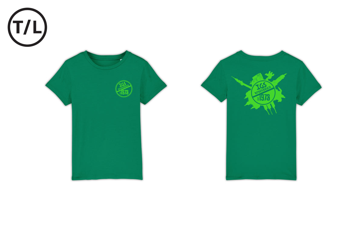 Kinder-T-Shirt der IGS Roderbruch in Verdant Green